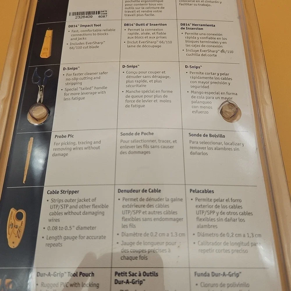 Fluke Networks IS40 Pro-Tool Kit Brand New 11291000 D814 Impact Tool D-Snips